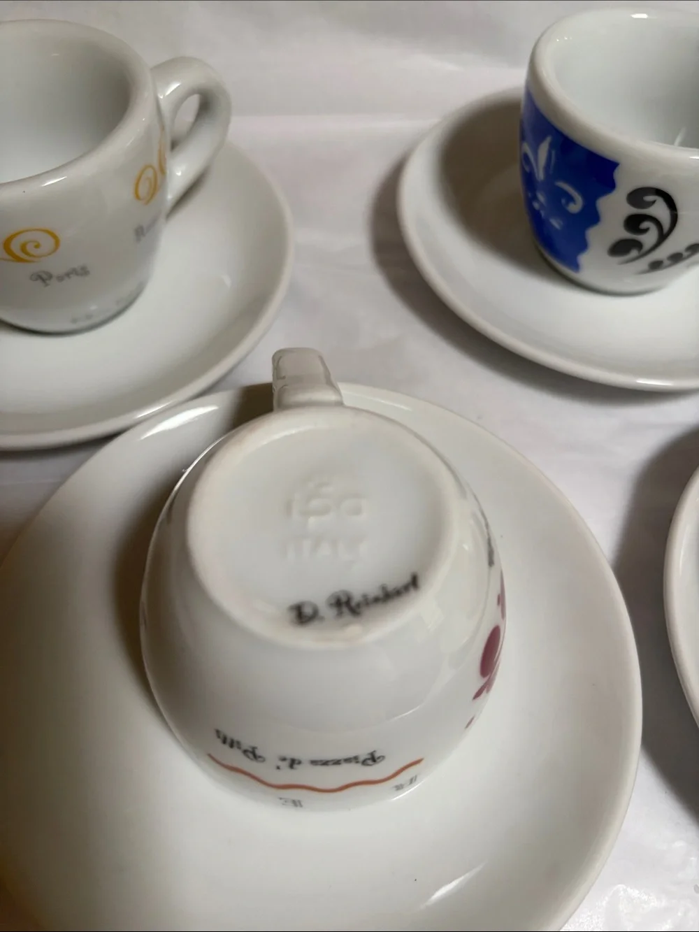 Italian Espresso Cups - set of 6
